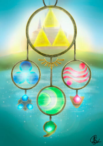 Zelda Triforce and symbols
